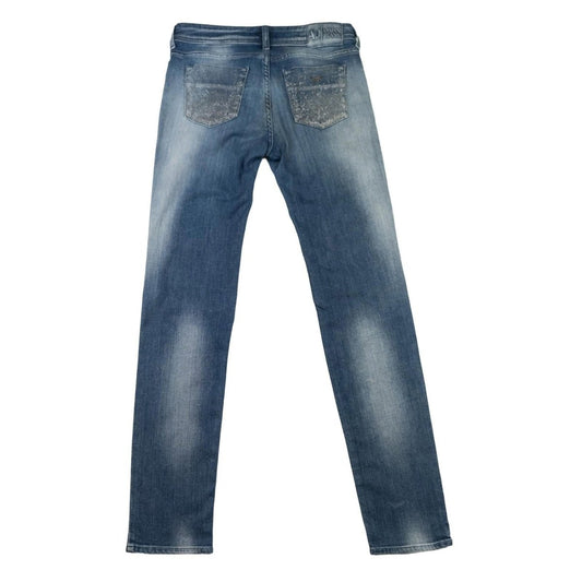 Armani Jeans Women's W29 Regular Fit Blue Denim Crystal Rhinestone Pockets Glam by Armani Jeans – | RewearableUK