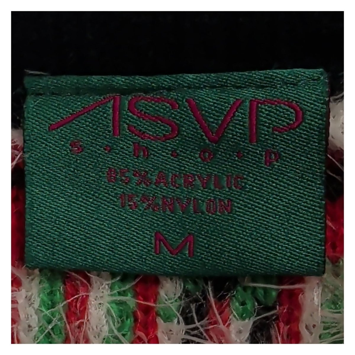 ASVP Shop Womens Christmas Jumper M Black 3D Pom Poms Lights Stars – product photo 4 | RewearableUK