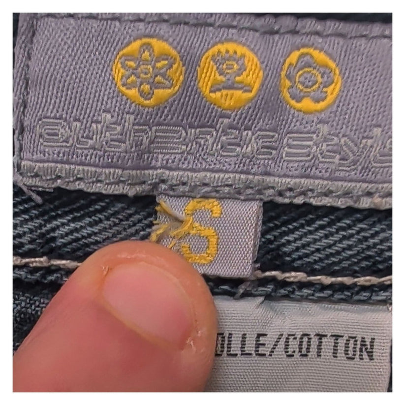 A.U.S.T Men's Carpenter Jeans Size S Blue Denim Baggy Utility Workwear – product photo 6 | RewearableUK