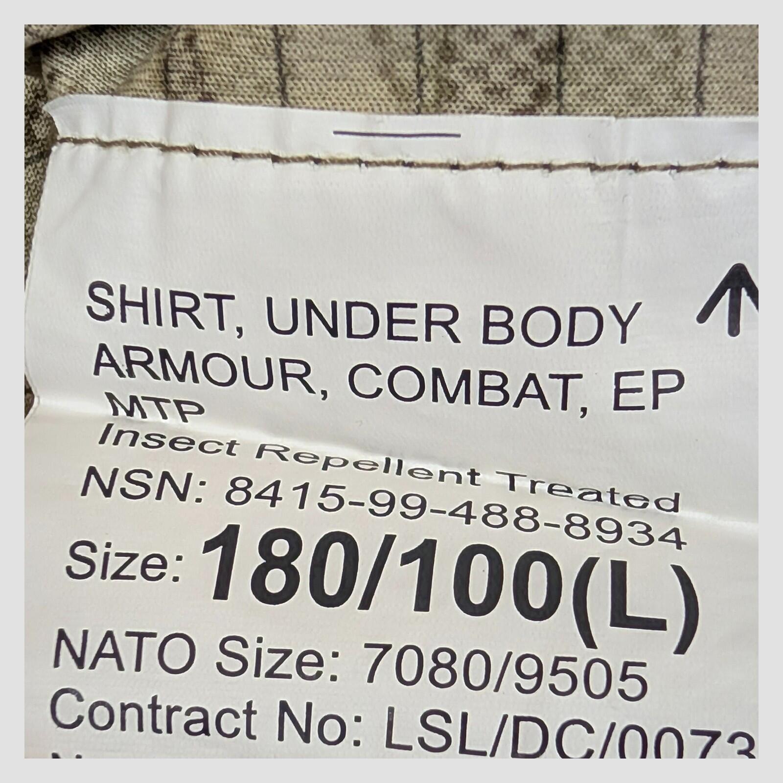 authentic british army mtp camo under body armour combat shirt large 180 100 by RewearableUK – | RewearableUK