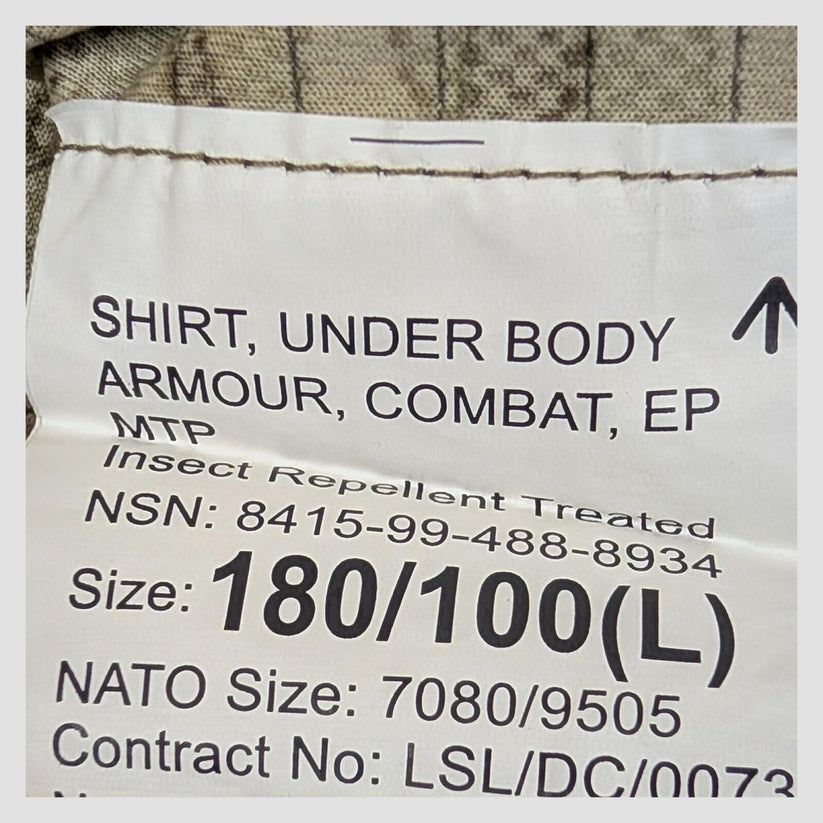 authentic british army mtp camo under body armour combat shirt large 180 100 by RewearableUK – | RewearableUK
