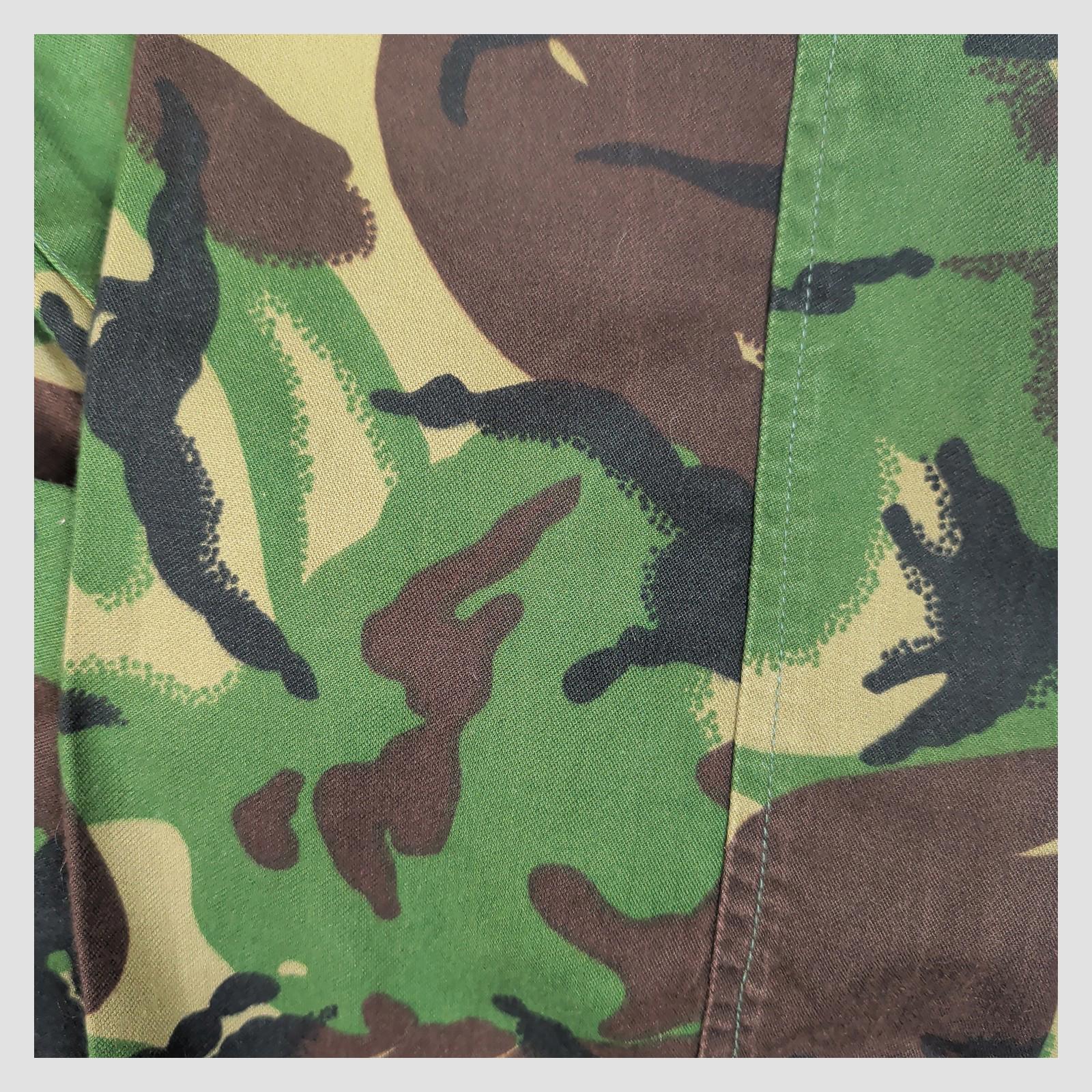 authentic british military woodland dpm camo combat jacket mens size 180 104 by military surplus – | RewearableUK