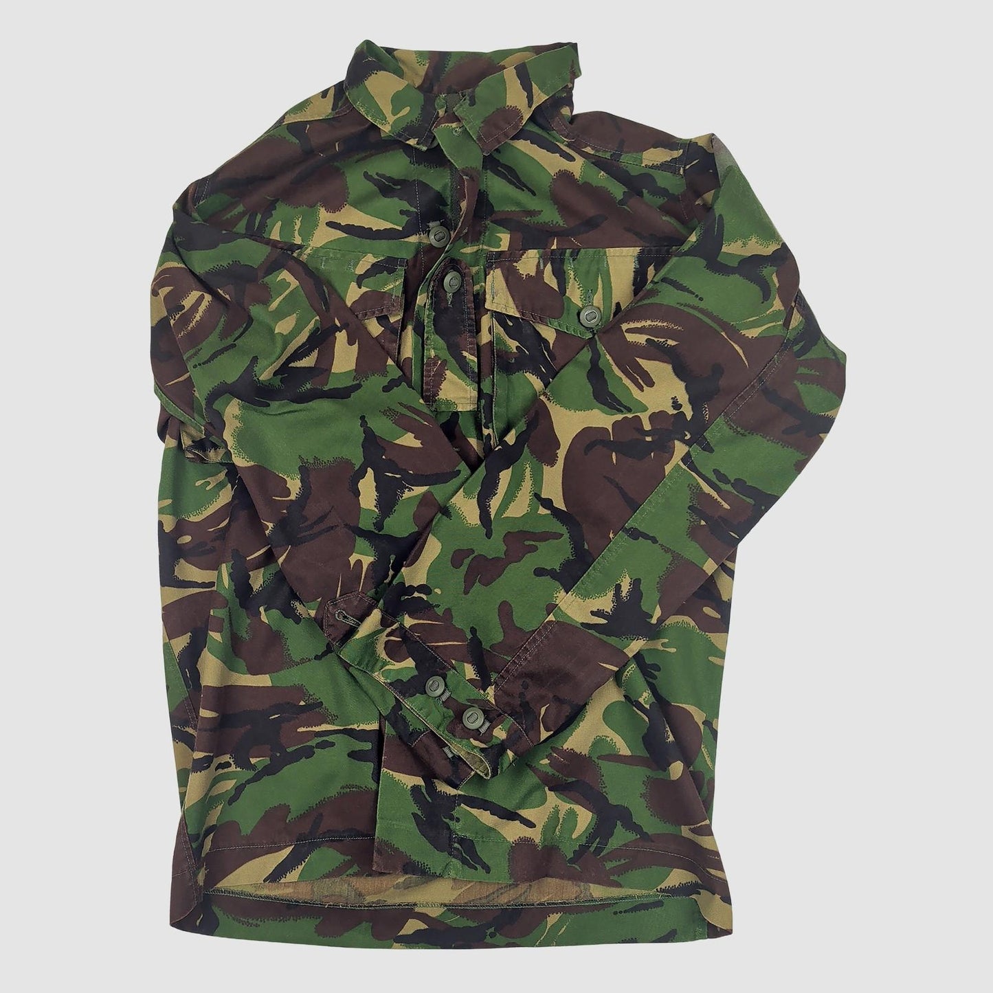 authentic british military woodland dpm camo combat jacket mens size 180 104 by military surplus – | RewearableUK