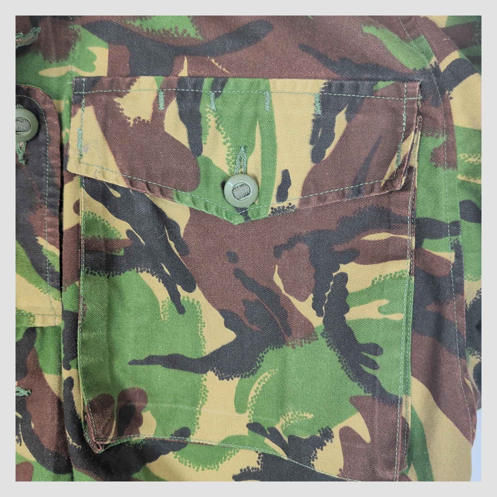 authentic british military woodland dpm camo combat jacket mens size 180 104 by military surplus – | RewearableUK