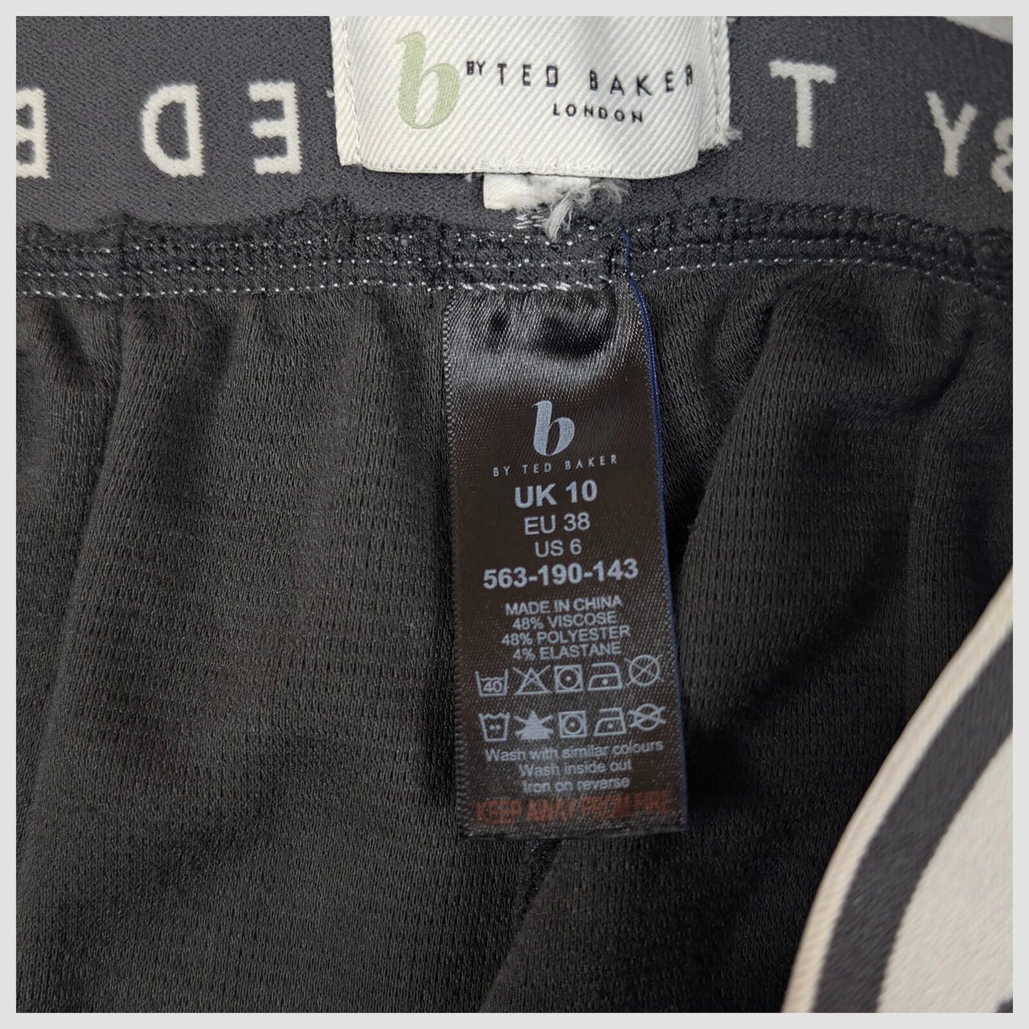 b by ted baker womens grey ribbed wide leg lounge trousers pants size 10 by Ted Baker – | RewearableUK