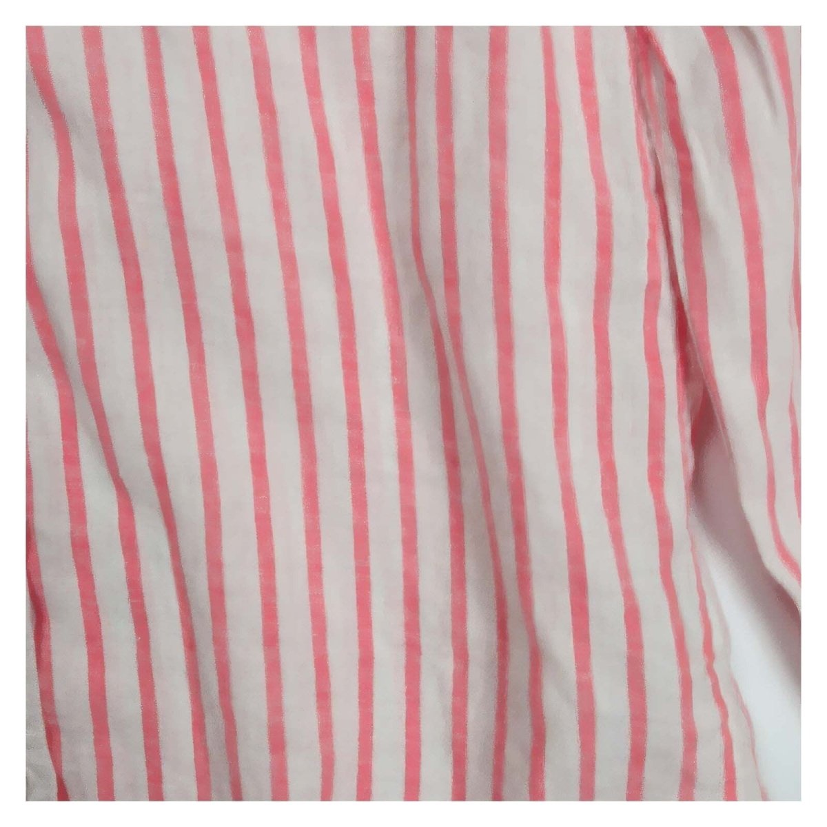 Barbour Marine Pink Striped Linen Shirt – UK 10 – product photo 2 | RewearableUK