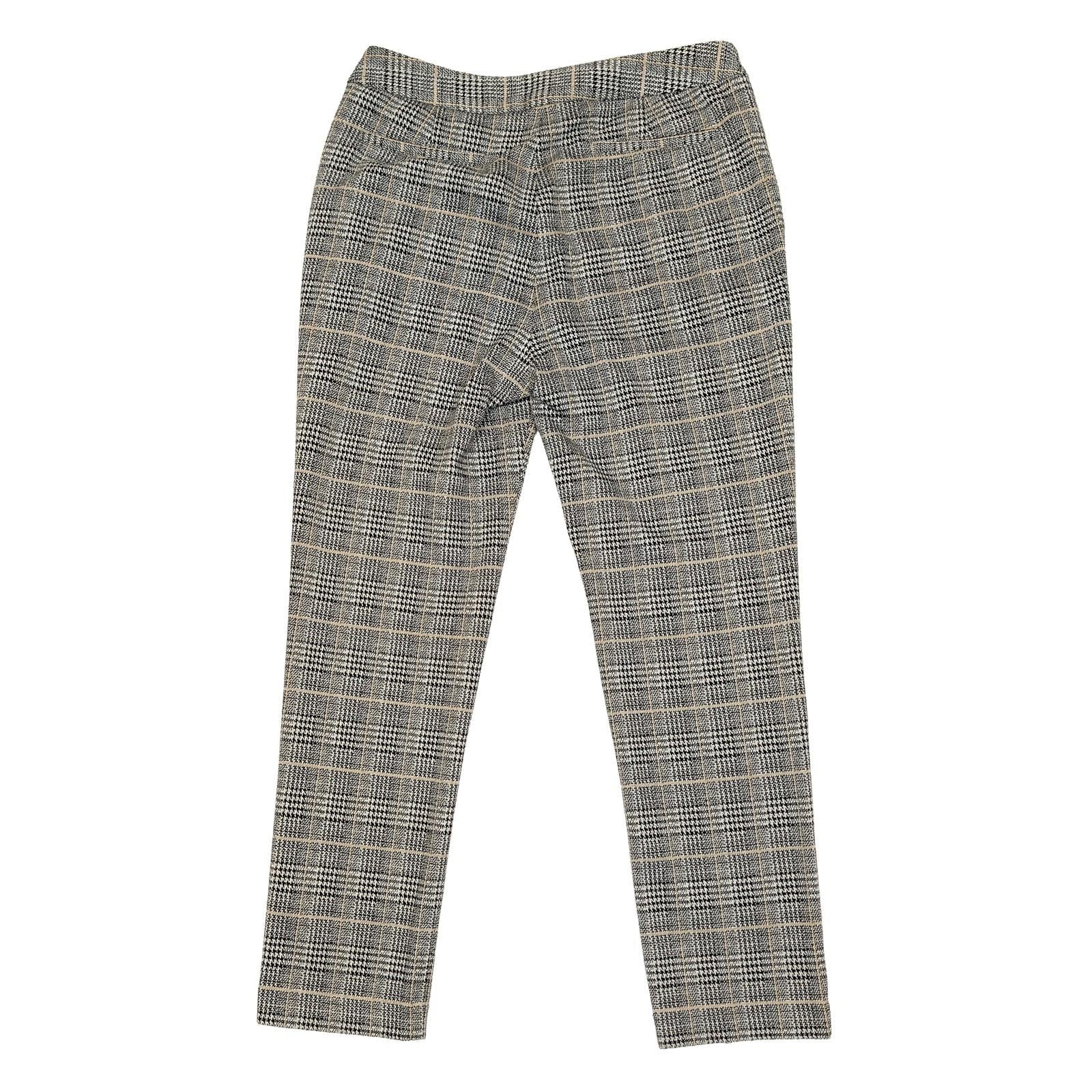 barbour women size 10 grey lothian tartan check slim straight trousers pants nwo by Barbour – | RewearableUK
