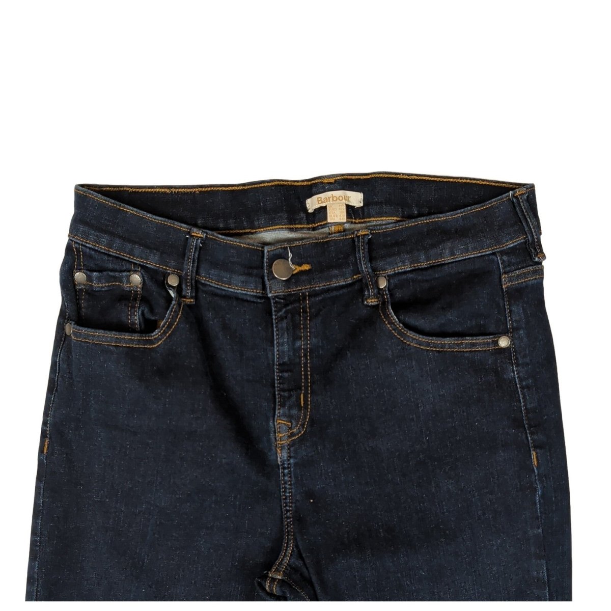 Barbour Women's Jeans UK 14 Dark Blue Skinny Stretch Denim Pants – product photo 3 | RewearableUK
