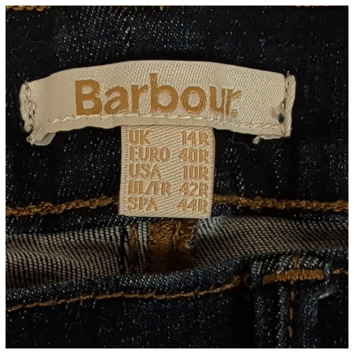 Barbour Women's Jeans UK 14 Dark Blue Skinny Stretch Denim Pants – product photo 6 | RewearableUK