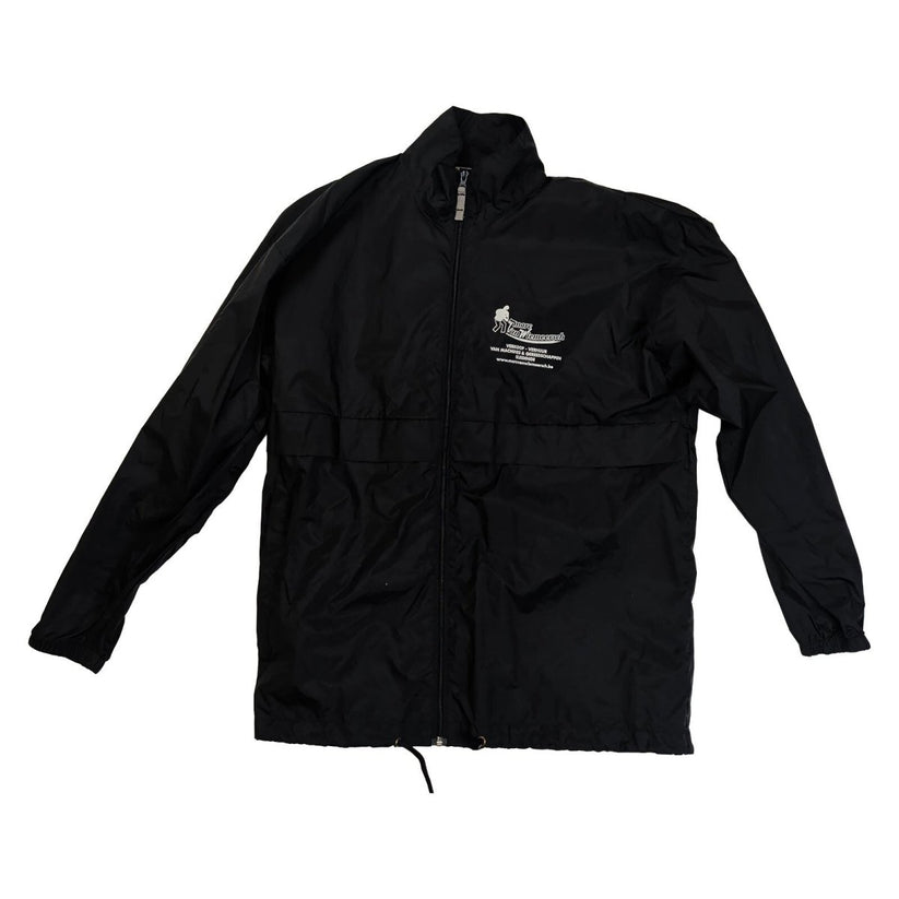 B&C Mens Black Lightweight Zip Up Jacket High Collar Logo Workwear Casual M – product photo 2 | RewearableUK