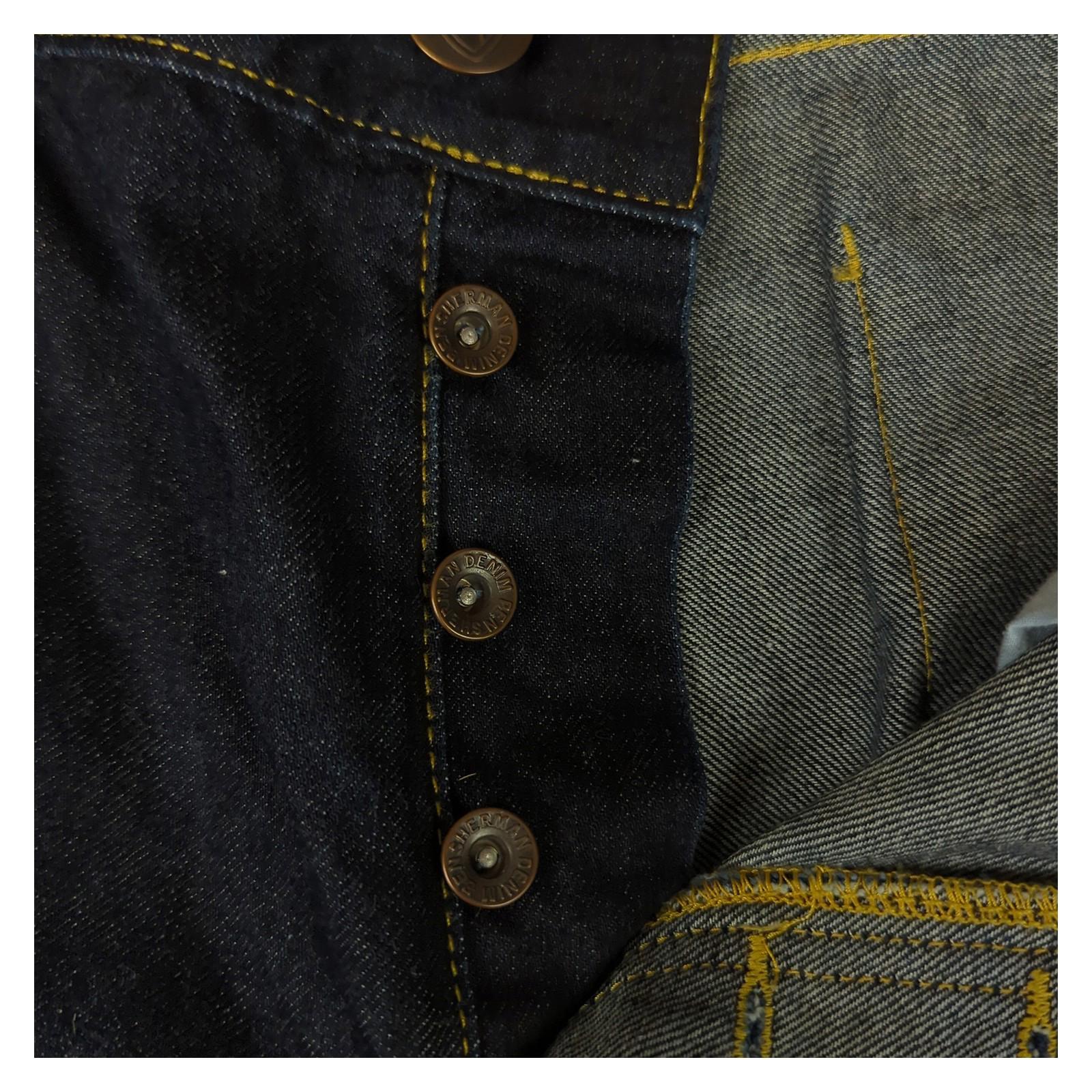 Ben Sherman Ben Sherman Mens Straight Fit Jeans W34 L32 Dark Blue Denim Casual Trousers JEANS RewearableUK