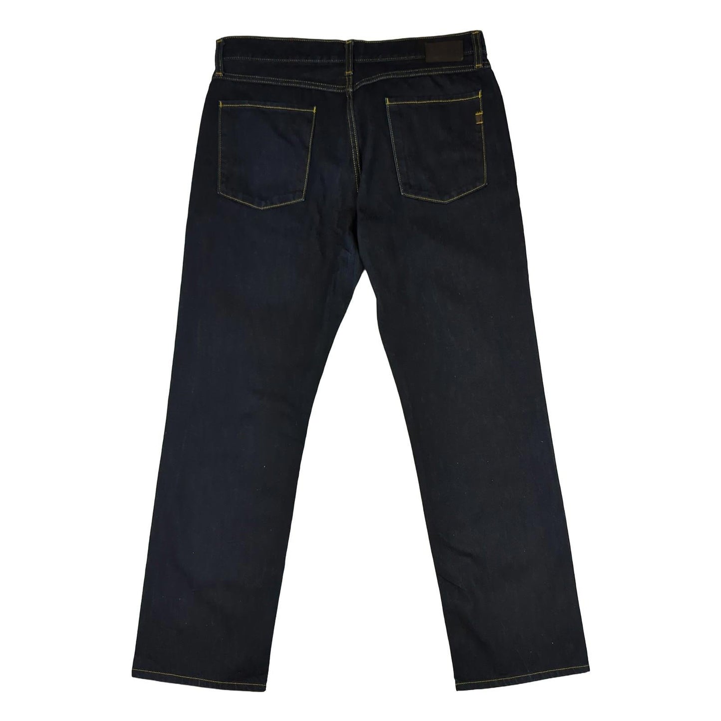 Ben Sherman Ben Sherman Mens Straight Fit Jeans W34 L32 Dark Blue Denim Casual Trousers JEANS RewearableUK