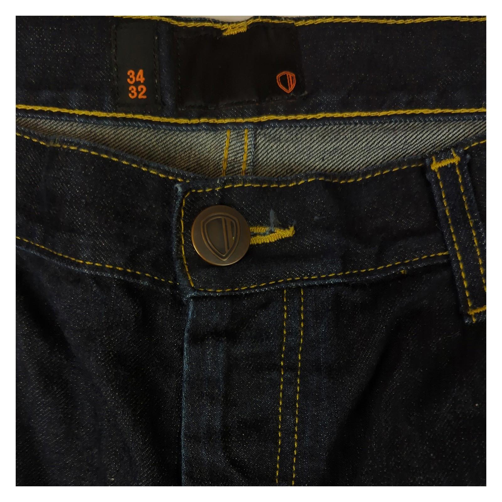 Ben Sherman Ben Sherman Mens Straight Fit Jeans W34 L32 Dark Blue Denim Casual Trousers JEANS RewearableUK