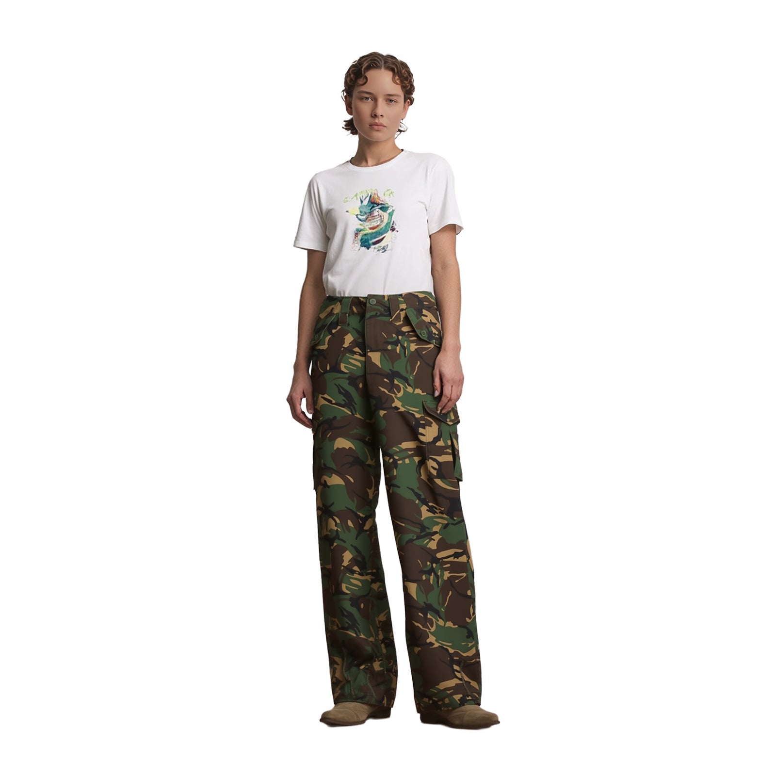 Blue Castle Camo Trousers Mens Work Cargo Pants DPM Style Waist 34" by Blue Castle – | RewearableUK