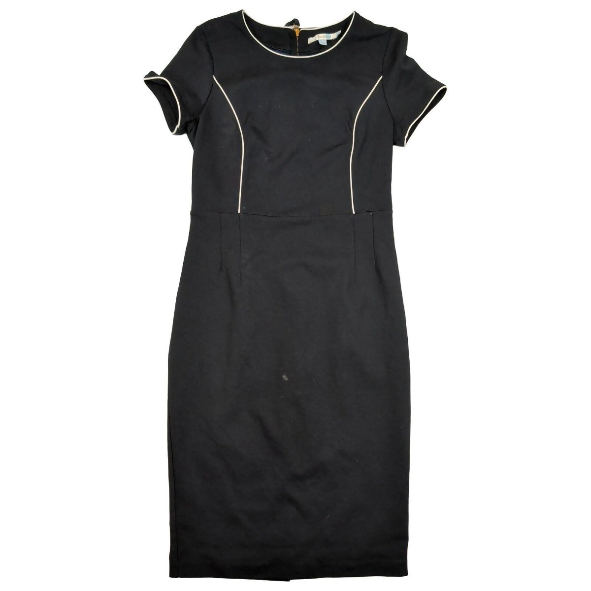Boden Black Pencil Dress UK 12 US 8 Stretch Jersey Work Dress by Boden – | RewearableUK