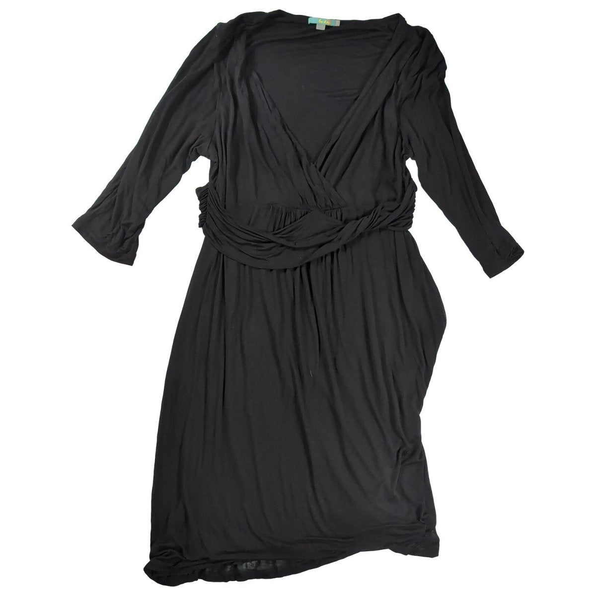Boden Black Wrap Jersey Dress UK 10 Lyocell – product photo 2 | RewearableUK