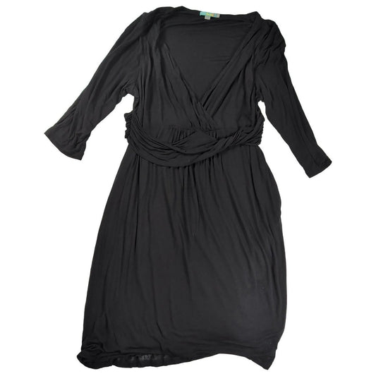 Boden Black Wrap Jersey Dress UK 10 Lyocell – product photo 1 | RewearableUK