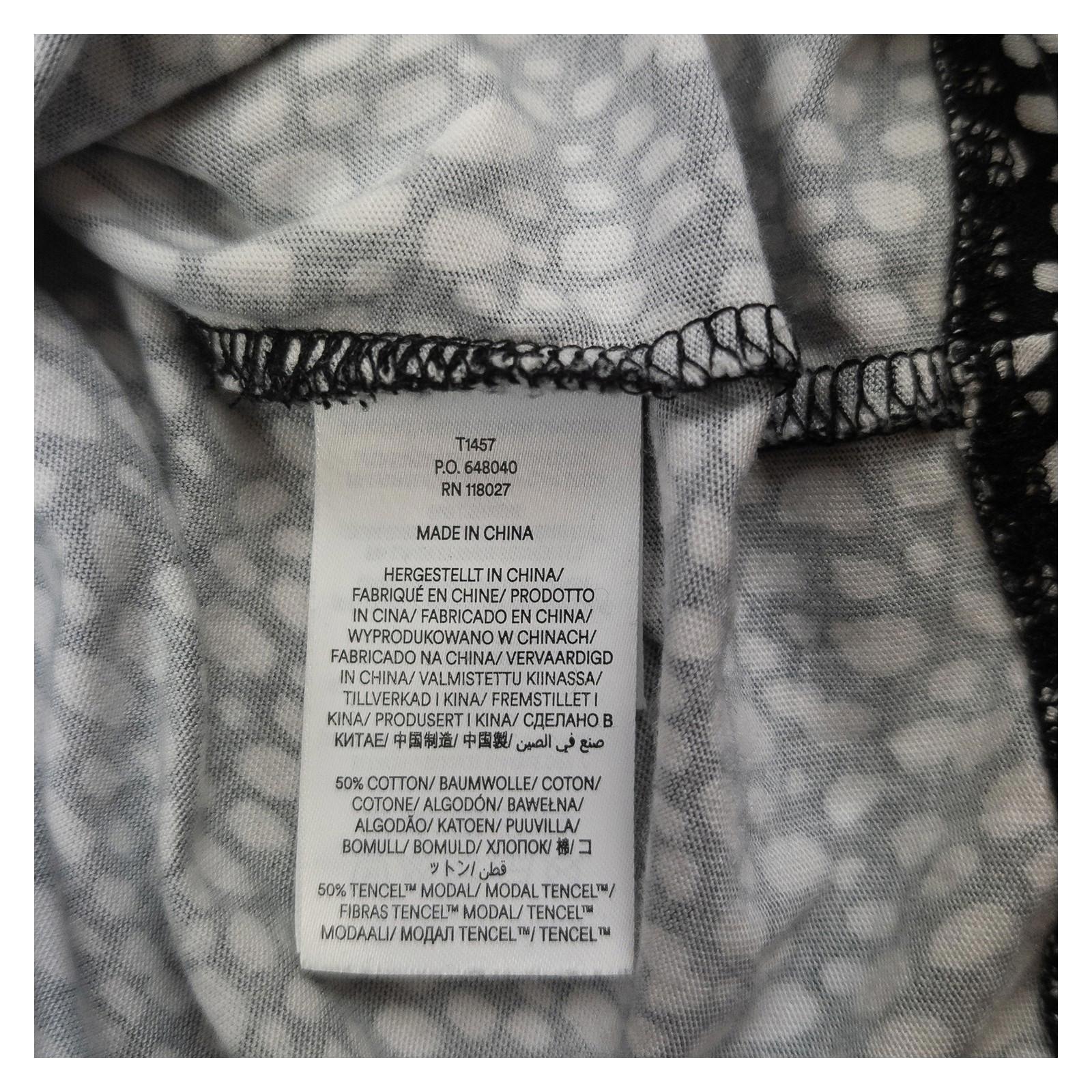 Boden Blouse Top UK 12 Black White Abstract Dot Print Cotton Tencel Long Sleeve by Boden – | RewearableUK