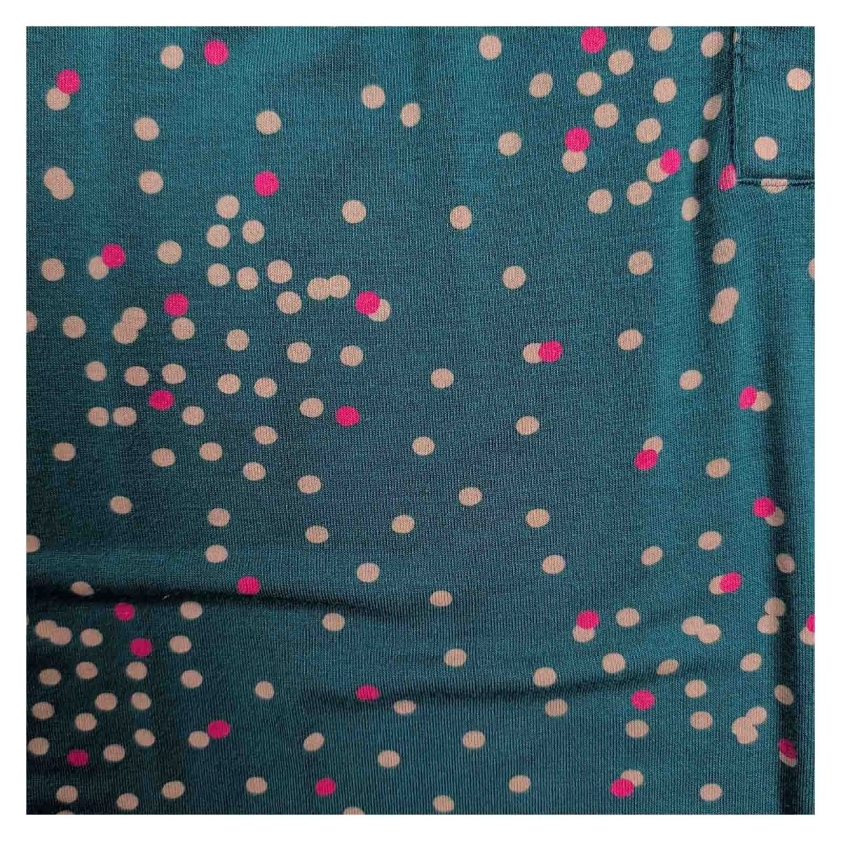 Boden Nadine Jersey Top UK 12 Teal Confetti Spot – product photo 5 | RewearableUK