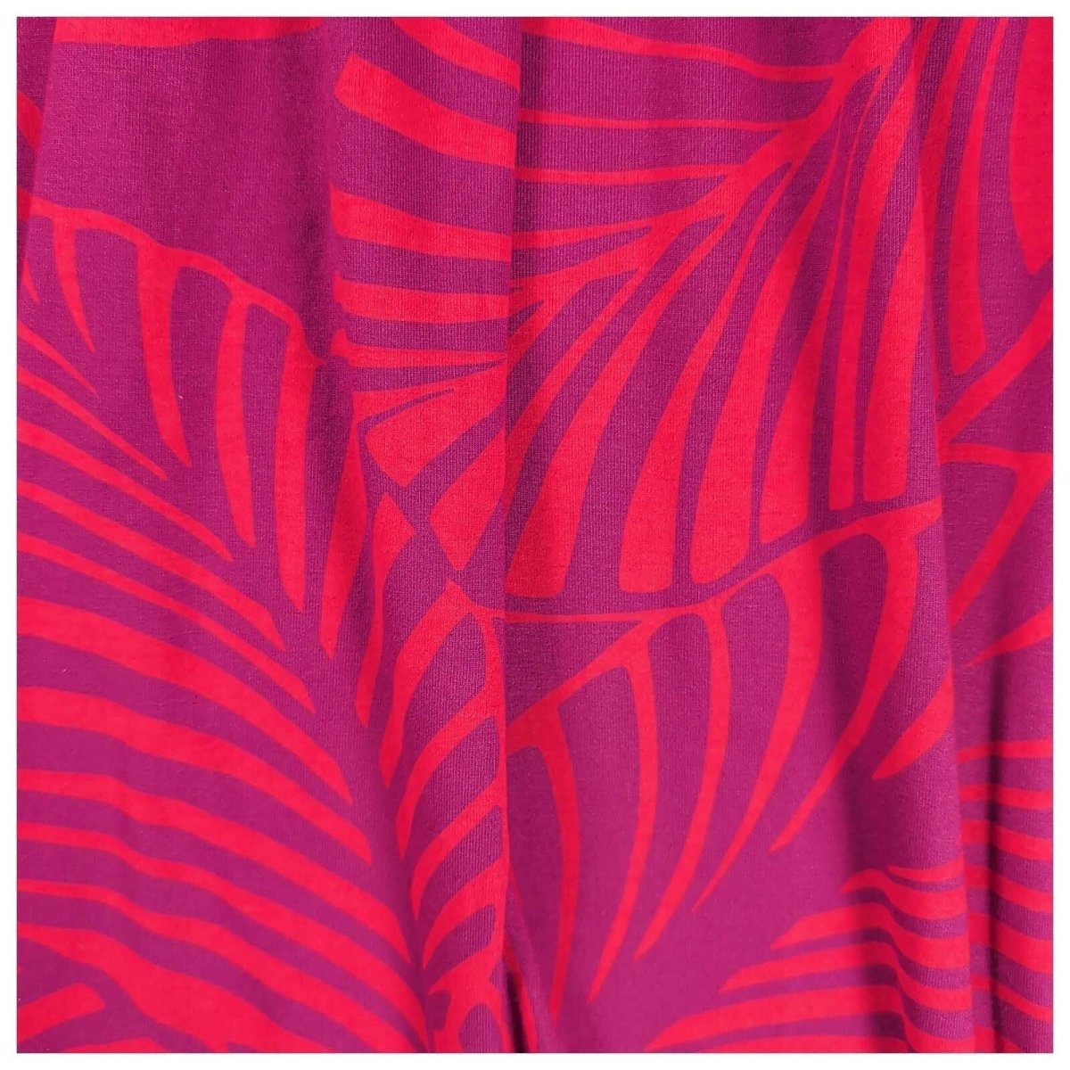 Boden Pink Red Leaf Print Maxi Dress UK 10 Jersey – product photo 3 | RewearableUK