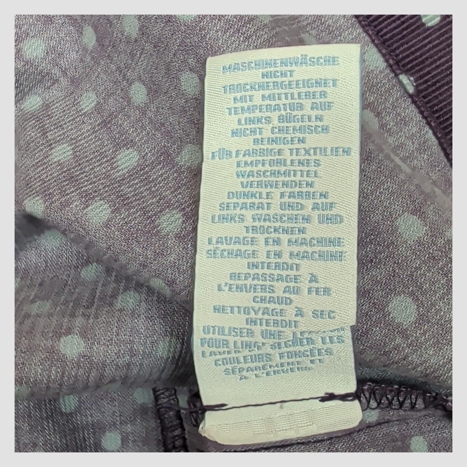 Boden Purple Polka Dot Corduroy Tunic Dress 3/4 Sleeve Pockets Womens UK 14 by Boden – | RewearableUK