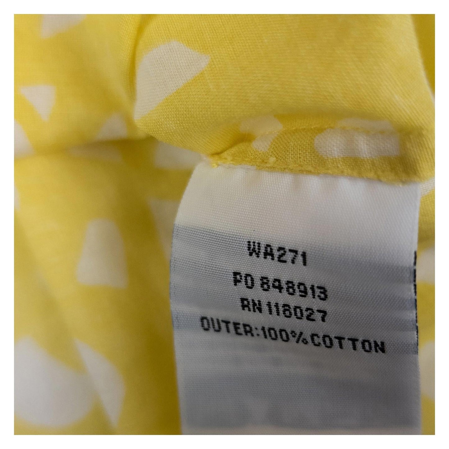 Boden Top UK 14 Yellow 100% Cotton Print Henley Short Sleeve NWOT by Boden – | RewearableUK