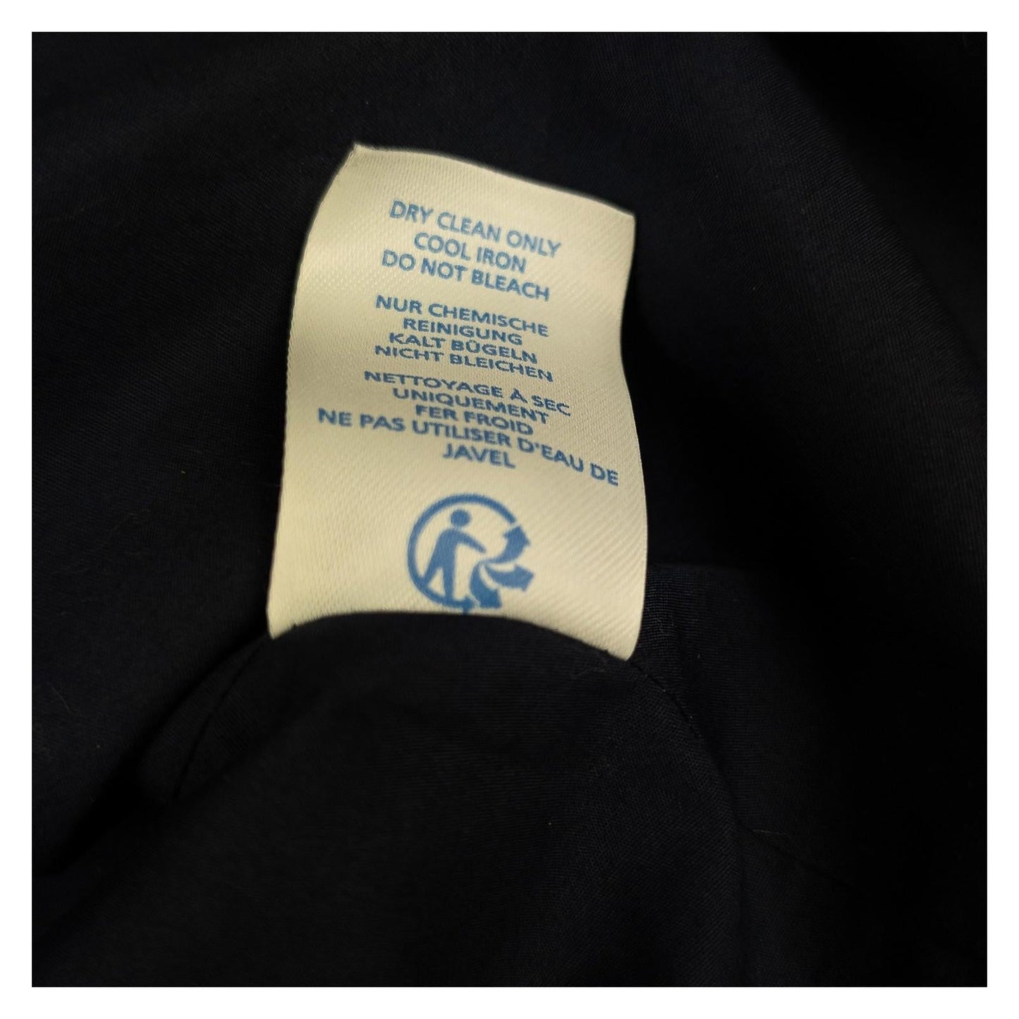 Boden Woman Floral Shell Top Size UK 10 Navy Cotton Blend Sleeveless Textured by Boden – | RewearableUK