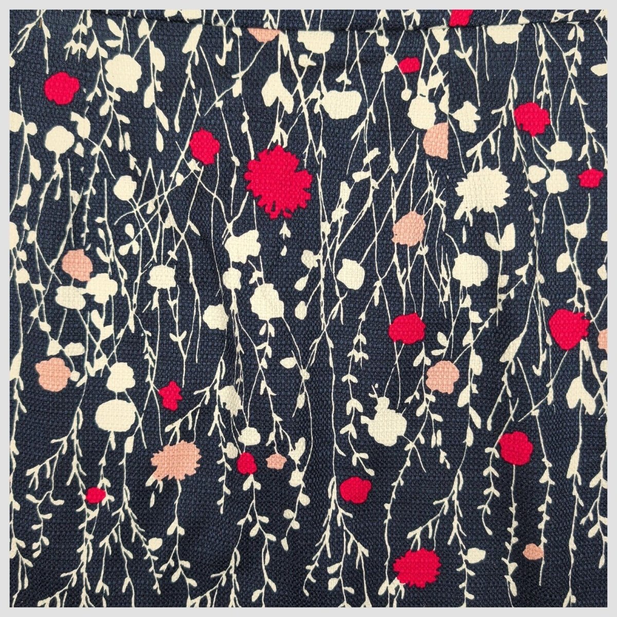 boden womens navy blue floral short sleeve knee length shift dress size uk 16 r by Boden – | RewearableUK