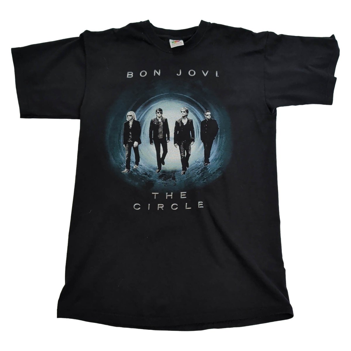 Bon Jovi The Circle Tour 2010 Double-Sided Black T-Shirt Size S – product photo 1 | RewearableUK