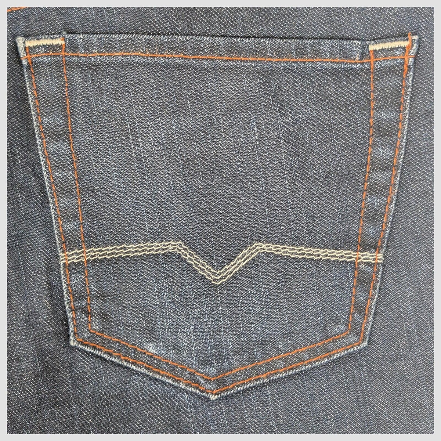 boss hugo boss mens dark blue wash stretch regular fit jeans pants size 34 32 by Hugo Boss – | RewearableUK