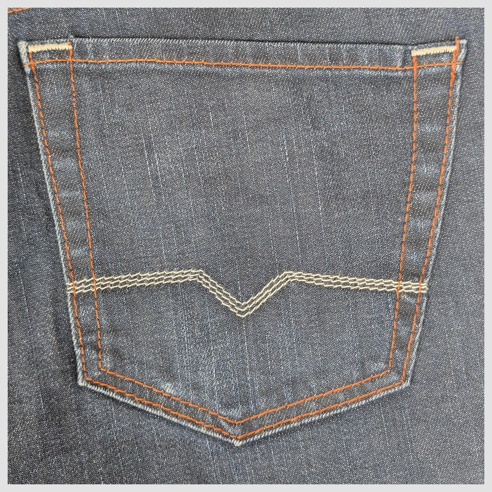 boss hugo boss mens dark blue wash stretch regular fit jeans pants size 34 32 by Hugo Boss – | RewearableUK