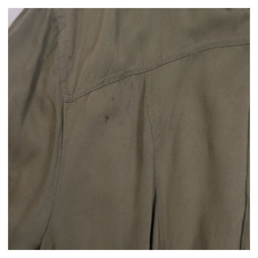 bpc Bonprix Women's Khaki Green Hooded Parka Jacket UK 24 Cotton Drawstring – product photo 4 | RewearableUK