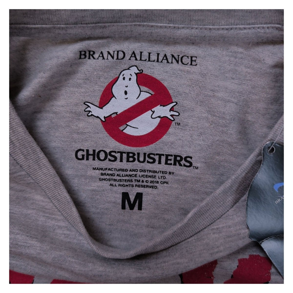 Brand Alliance Ghostbusters Men's T-Shirt Medium Grey Graphic Design – product photo 4 | RewearableUK