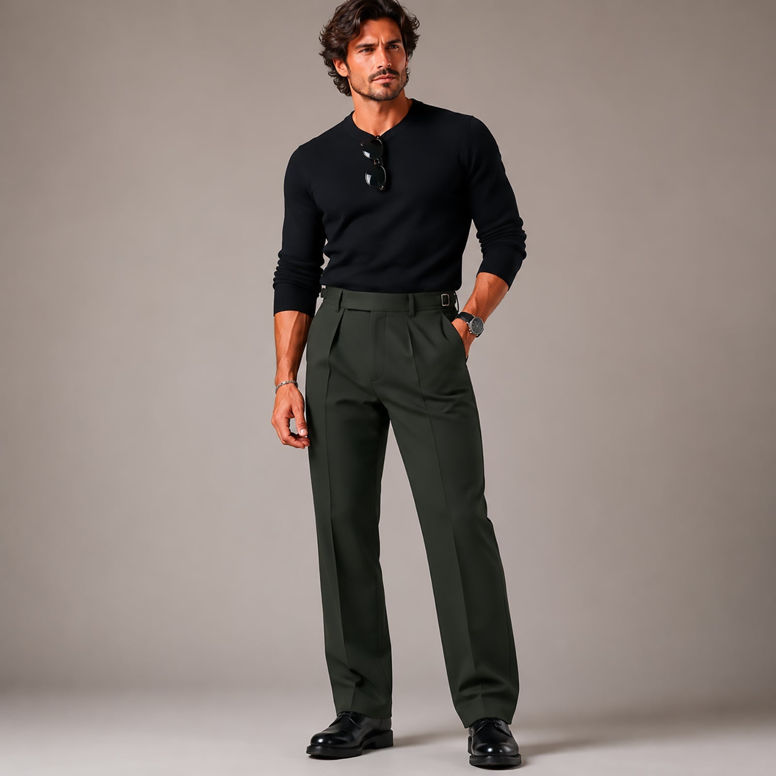 British Army Barrack Dress Trousers W34 L30 Green Mens by RewearableUK – MILITARY | RewearableUK
