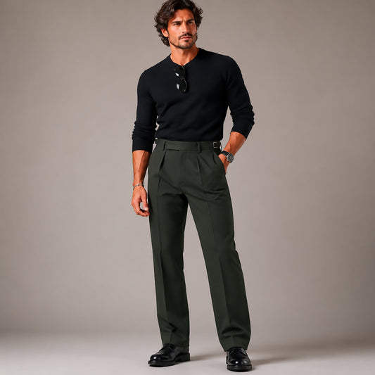 British Army Barrack Dress Trousers W34 L30 Green Mens by RewearableUK – MILITARY | RewearableUK