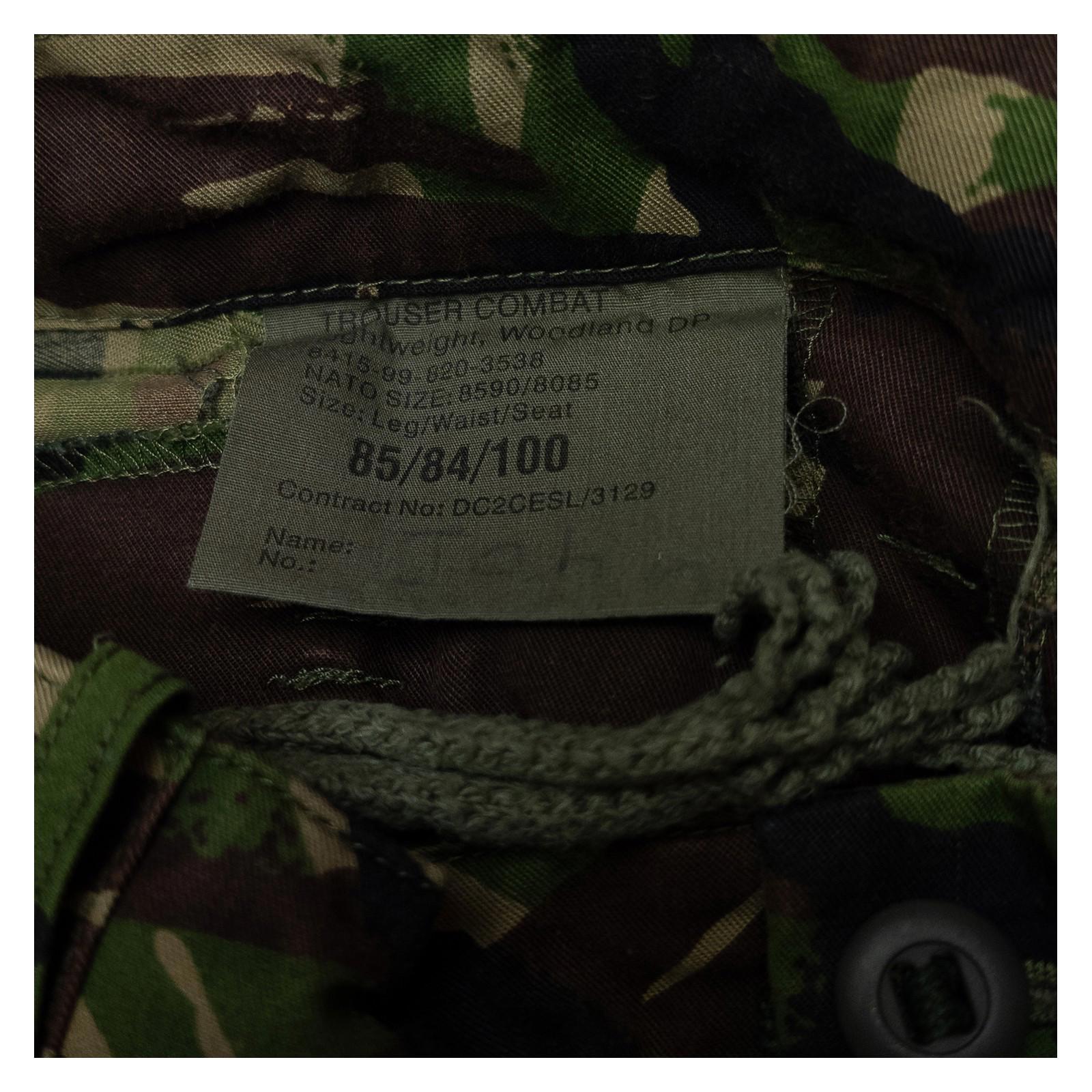 British Army Combat Trousers Lightweight Woodland DPM Camo W33 L33 Vintage Surpl by RewearableUK – | RewearableUK