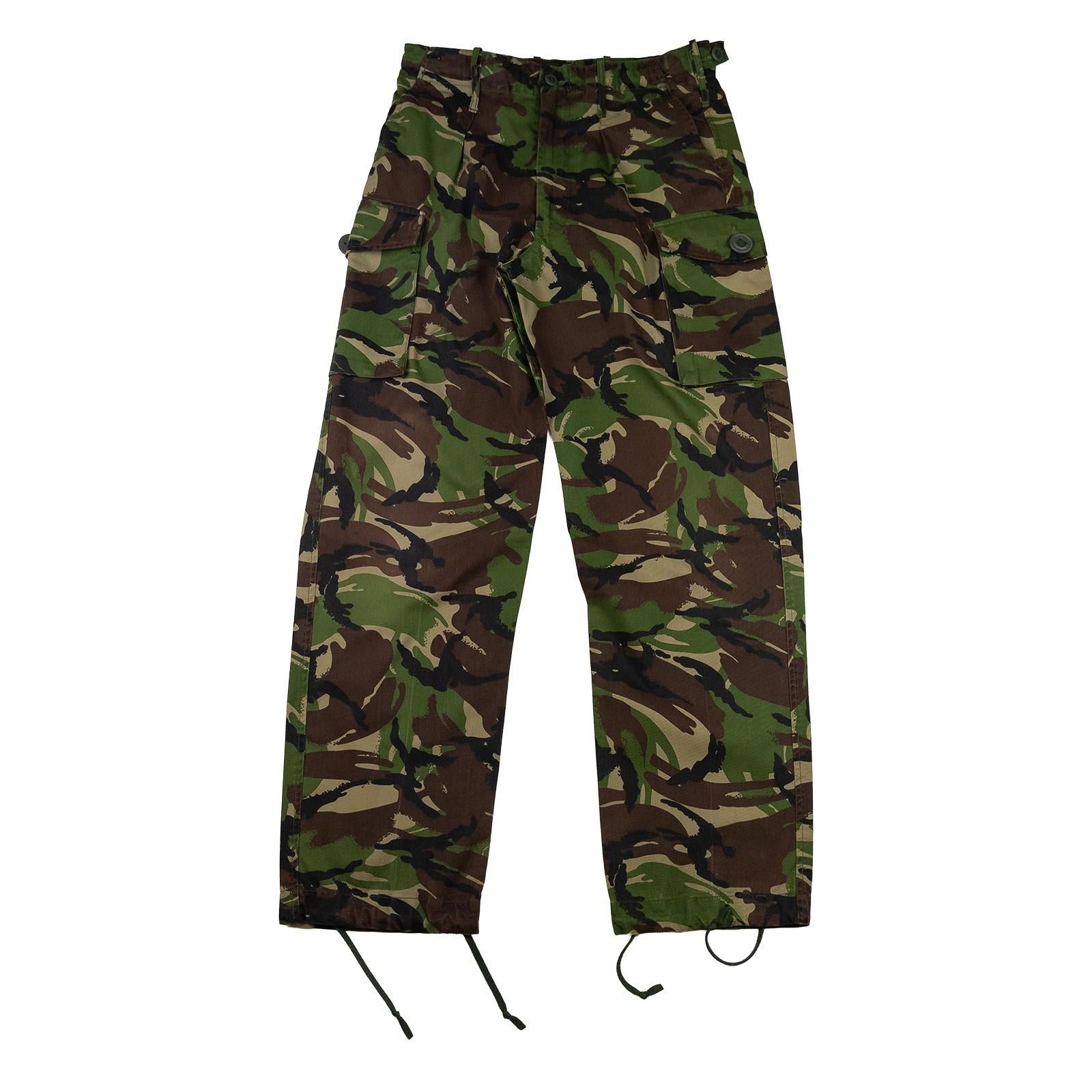British Army Combat Trousers Lightweight Woodland DPM Camo W33 L33 Vintage Surpl by RewearableUK – | RewearableUK
