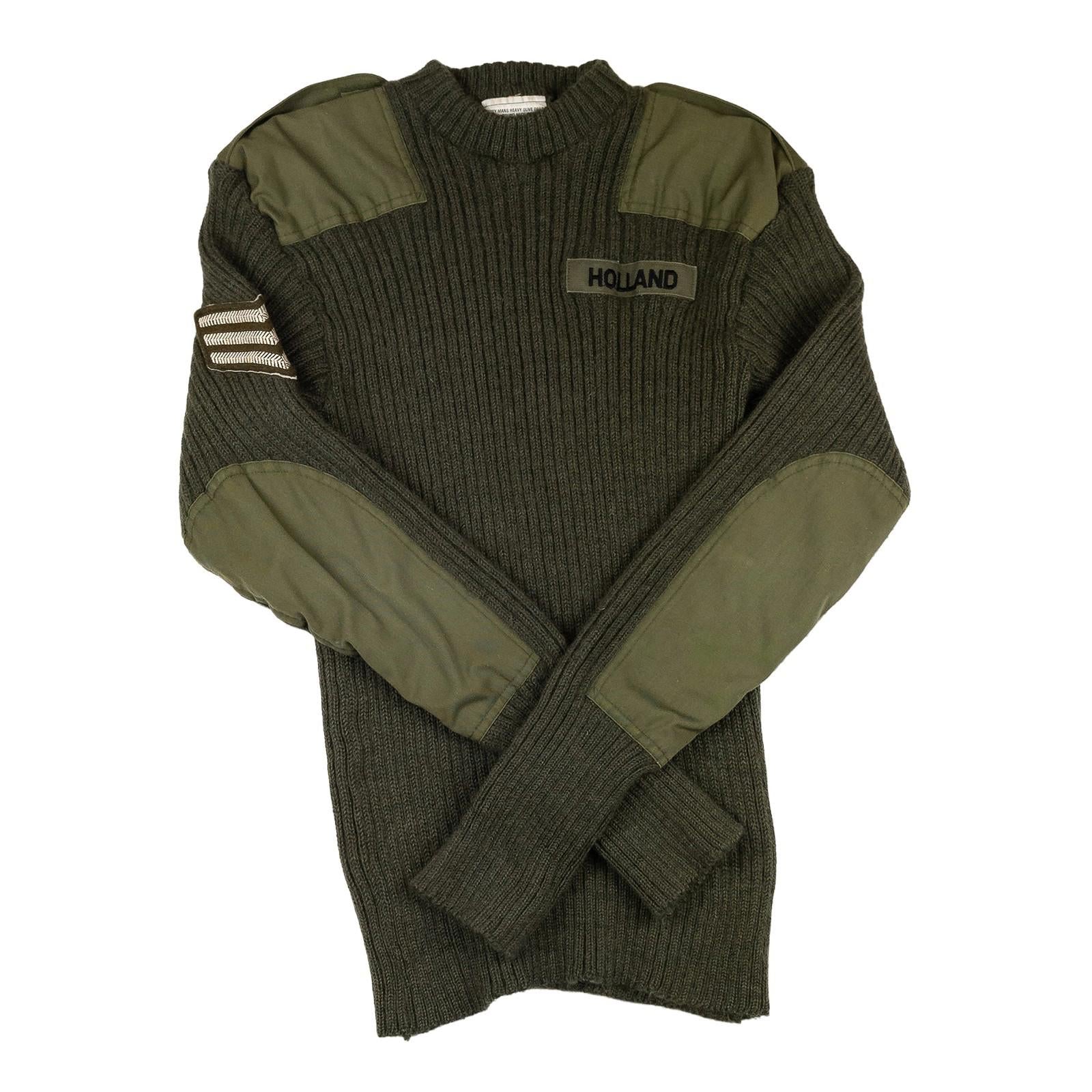 British Army Commando Sweater Woolly Pully Olive Green Medium 100cm Grade 1 by OTHER – | RewearableUK