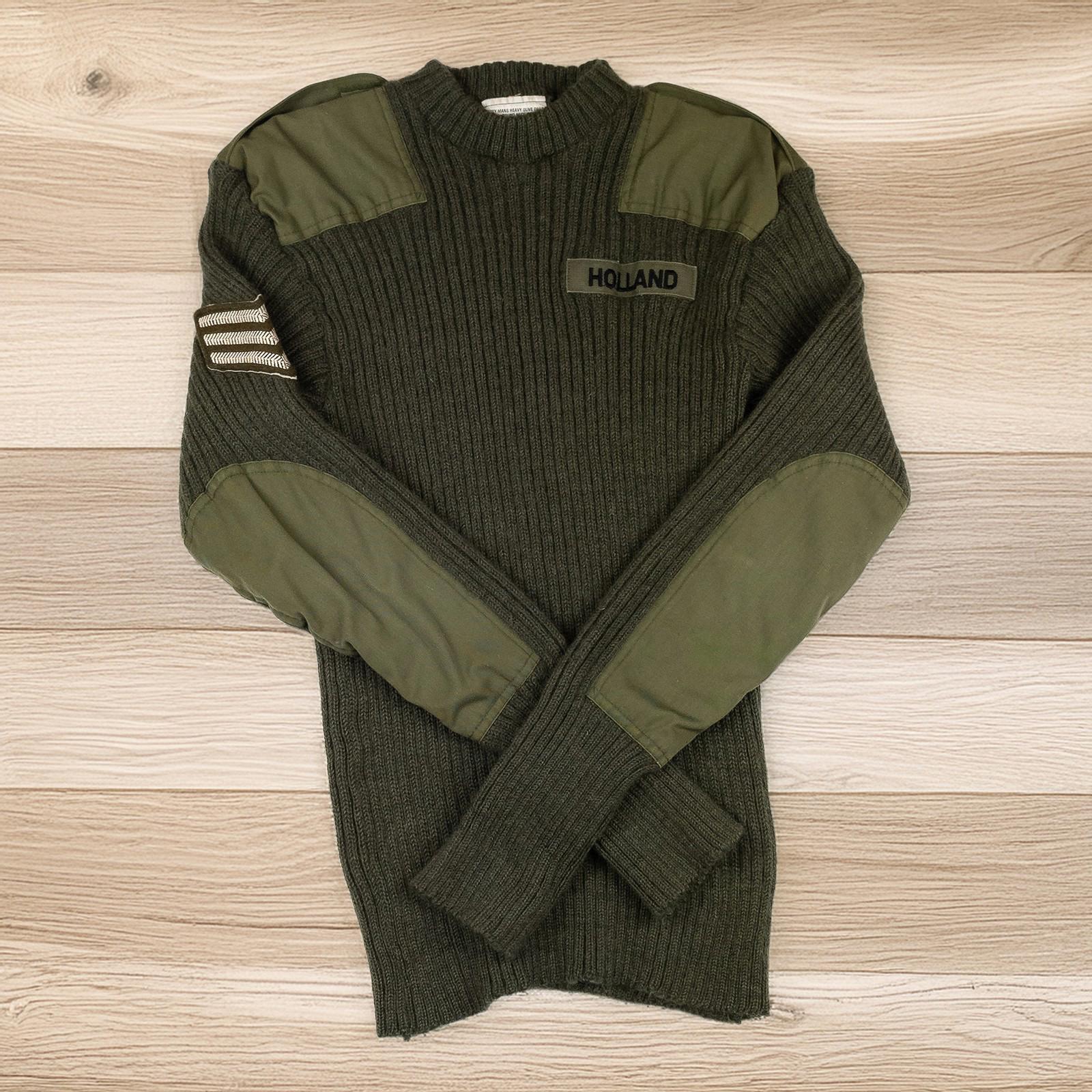British Army Commando Sweater Woolly Pully Olive Green Medium 100cm Grade 1 by OTHER – | RewearableUK