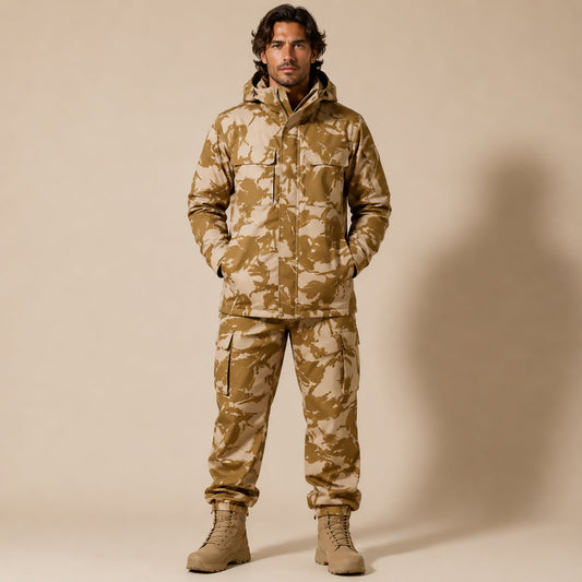 British Army Desert DPM MVP Jacket 180/104 Hooded Waterproof by RewearableUK – MILITARY | RewearableUK