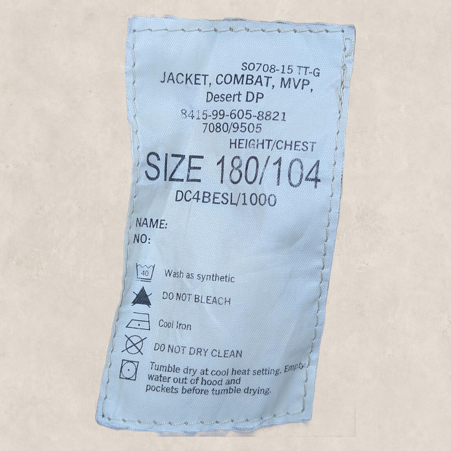 British Army Desert DPM MVP Waterproof Combat Jacket 180/104 Hooded by RewearableUK – | RewearableUK