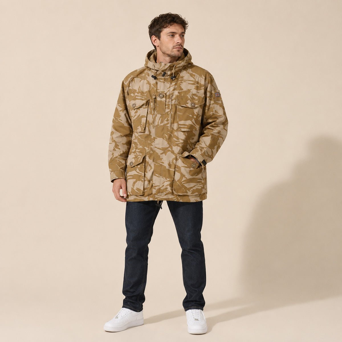British Army Desert DPM Windproof Combat Smock 180/104 Large – Military product photo 1 | RewearableUK