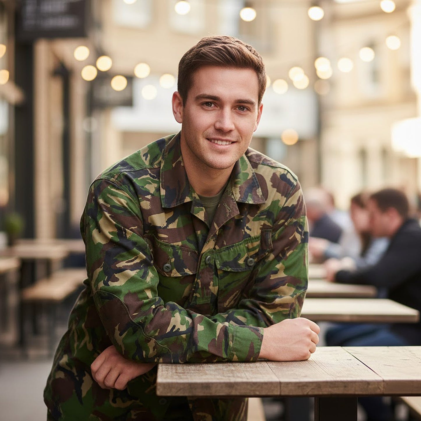 British Army DPM Camo Combat Shirt Lightweight | Men's Medium Long by RewearableUK – MILITARY | RewearableUK