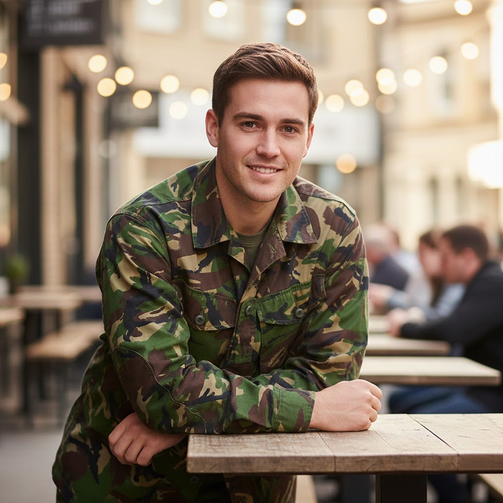 British Army DPM Camo Combat Shirt Lightweight | Men's Medium Long by RewearableUK – MILITARY | RewearableUK