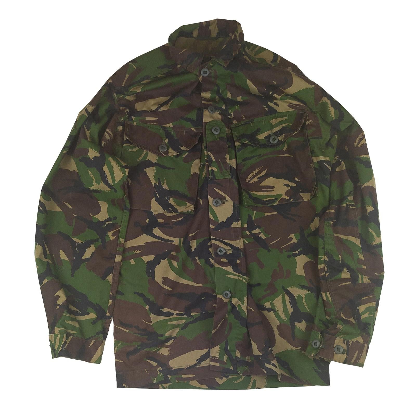 British Army DPM Camo Combat Shirt Lightweight Surplus Men's Medium Long by RewearableUK – | RewearableUK