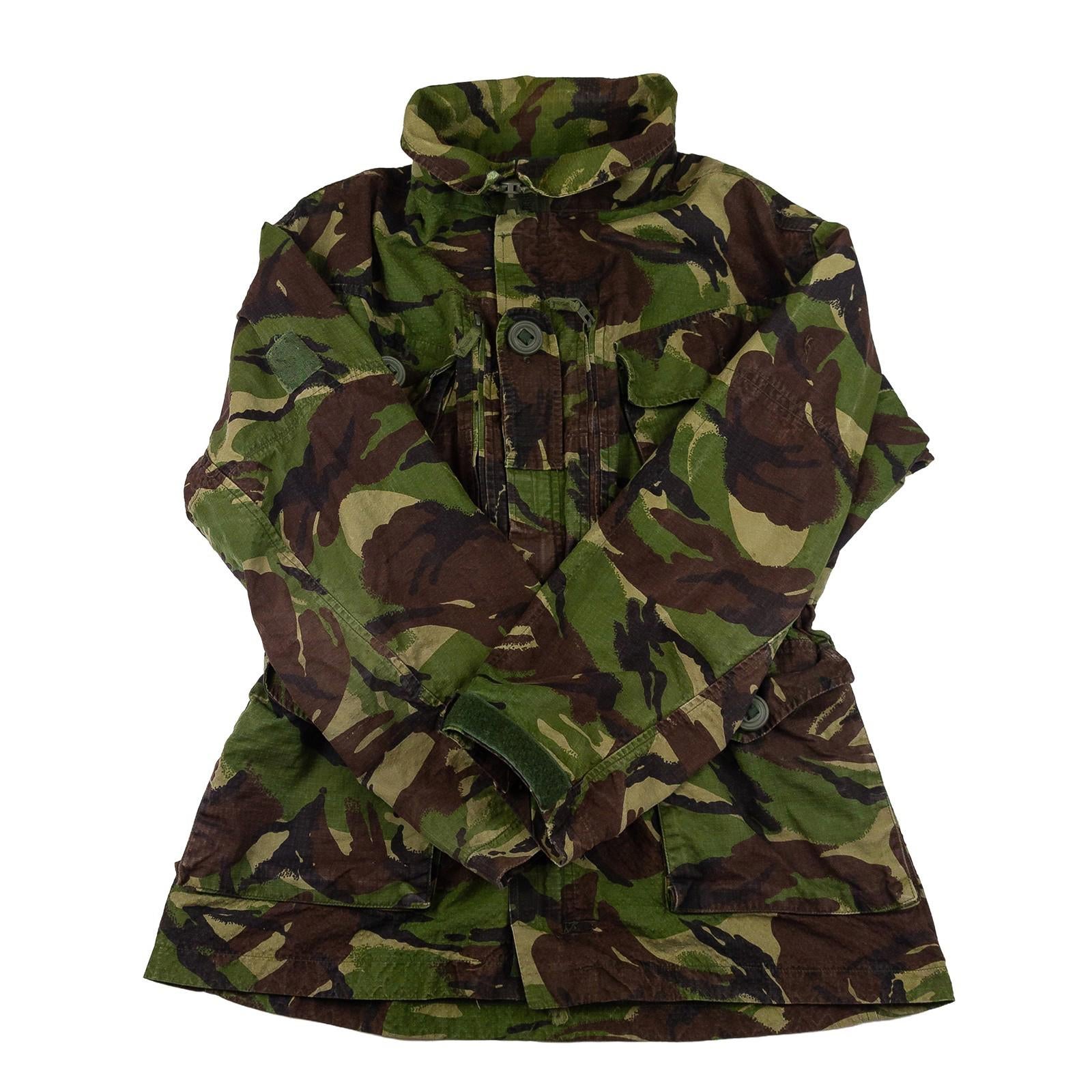 British Army DPM Camo Field Jacket Smock Vintage Surplus Medium Short 160/96 by RewearableUK – | RewearableUK