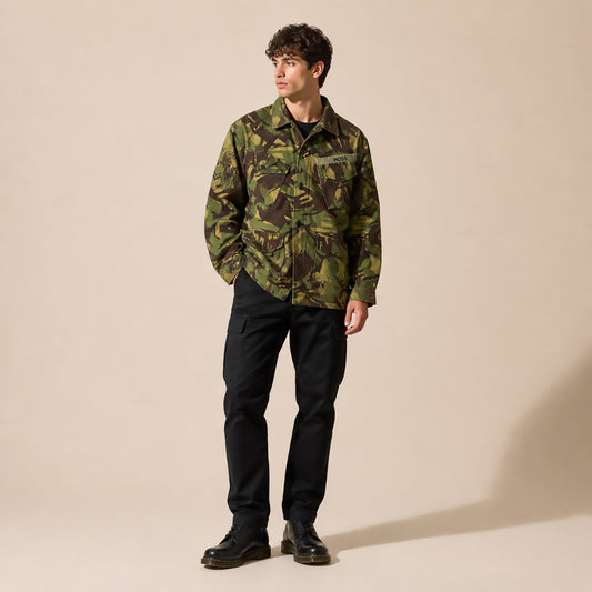 British Army DPM Camo Jacket Combat Shirt Woodland Military by RewearableUK – | RewearableUK