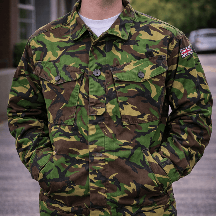 british army dpm camo lightweight combat field jacket shirt size 170 104 by military surplus – | RewearableUK