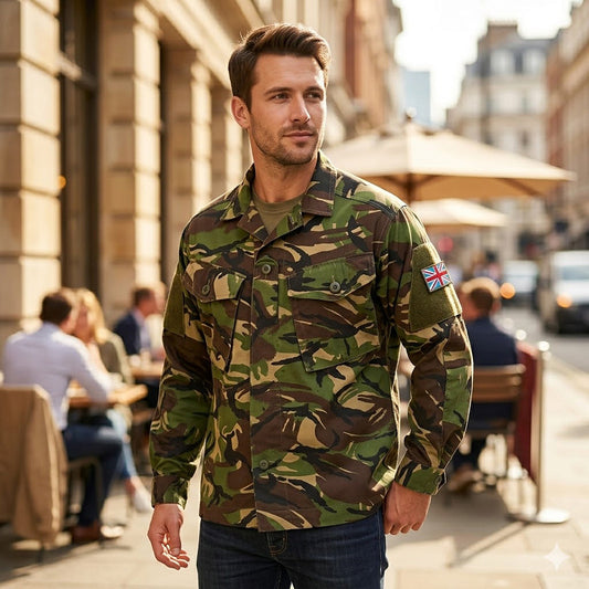 British Army DPM Camo Smock Jacket Military Shirt M 160/88 by RewearableUK – MILITARY | RewearableUK