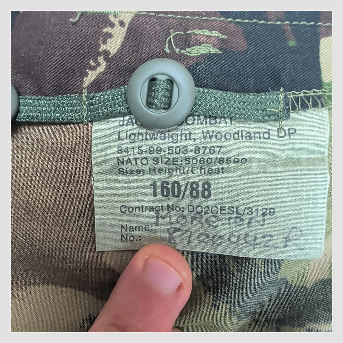 British Army DPM Camo Smock Jacket Military Shirt M 160/88 by RewearableUK – | RewearableUK